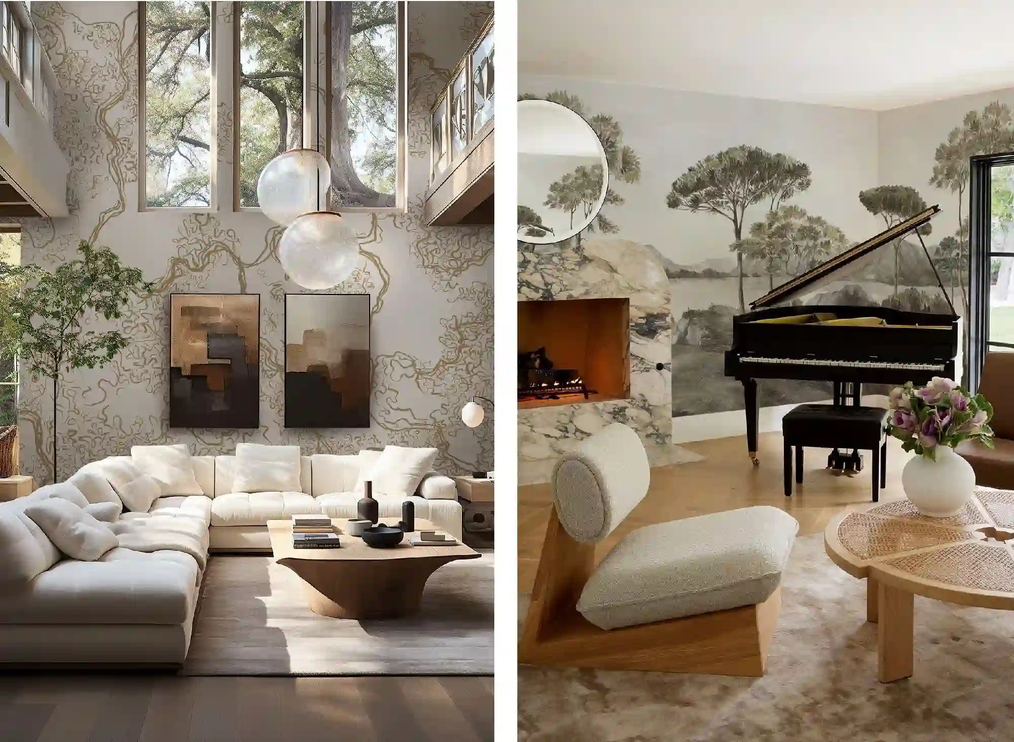 Wallpaper design installation in Smyrna, GA
